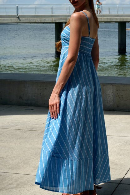 Linen Italian Stripe Dress