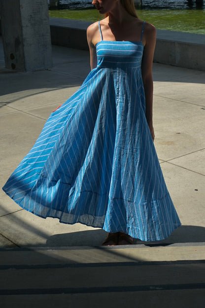 Linen Italian Stripe Dress