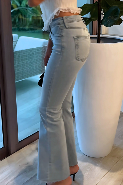 Casey Stretch HR Scissor Flare Jeans