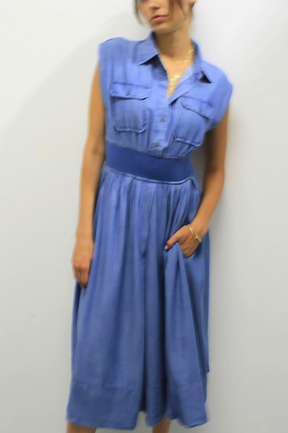 Chambray Charm Dress