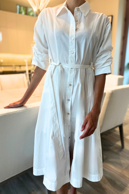 Classic Italian Shirt Dress