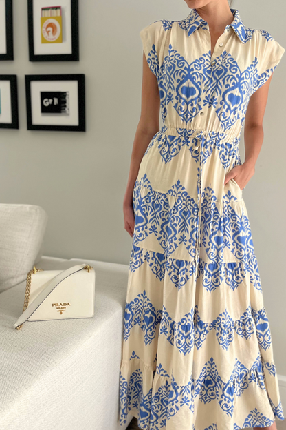 Tori Print Maxi Dress
