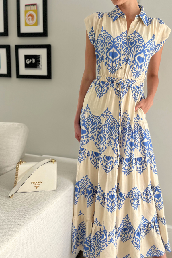 Tori Print Maxi Dress