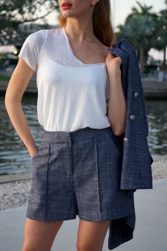 Italian linen shorts