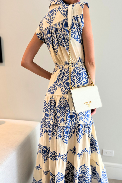 Tori Print Maxi Dress