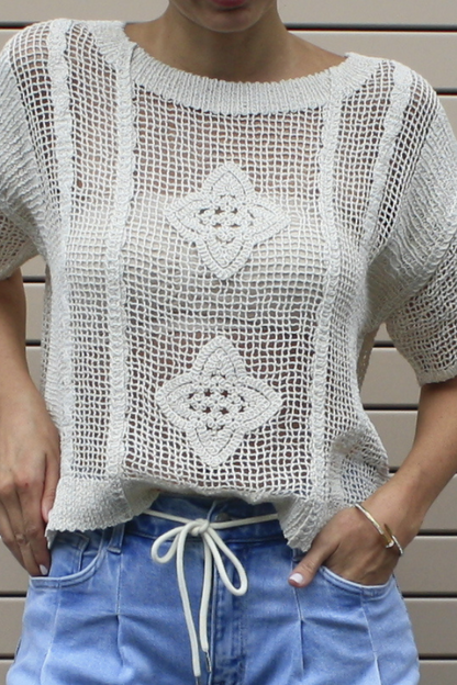 Solea Crochet Tee