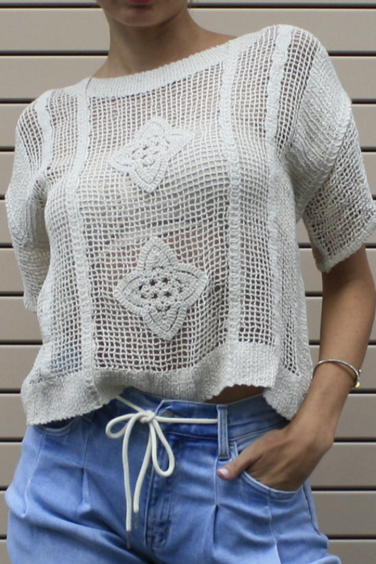 Solea Crochet Tee