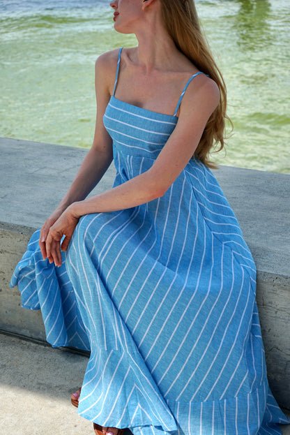Linen Italian Stripe Dress