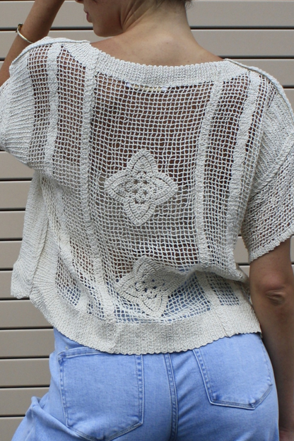 Solea Crochet Tee