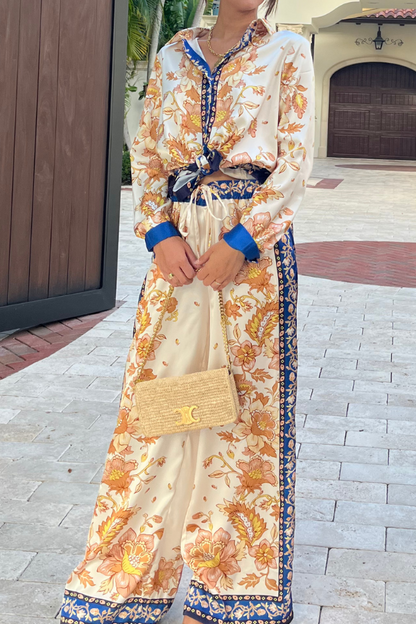 Sunset Luxe Button-Up Shirt