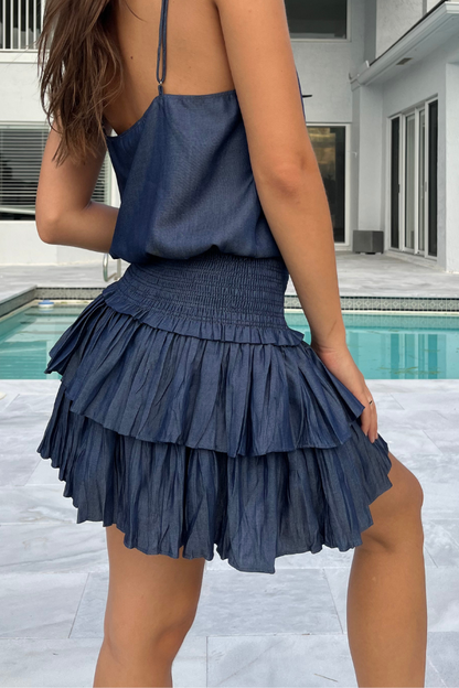 Anna Tencel Ruffle Skirt