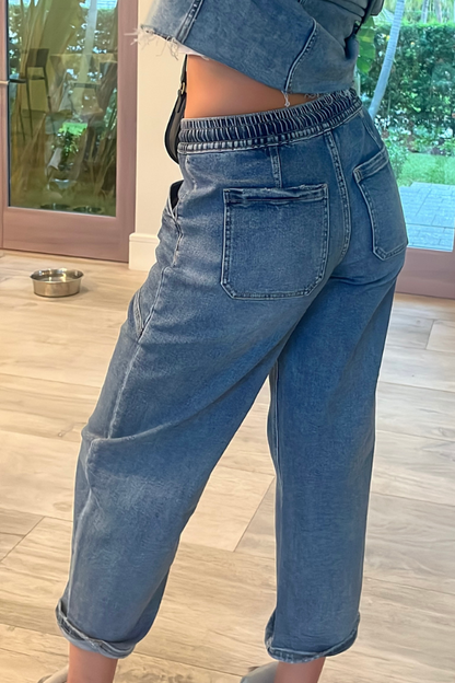 Drawstring Jeans