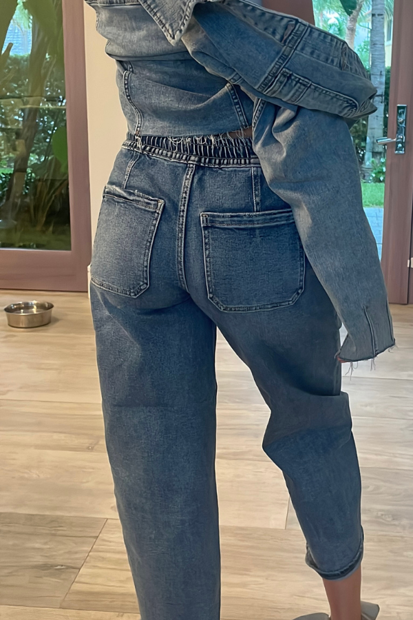 Drawstring Jeans