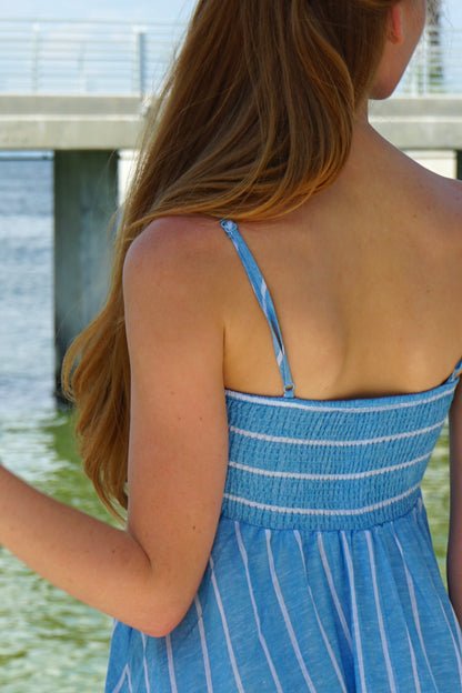 Linen Italian Stripe Dress