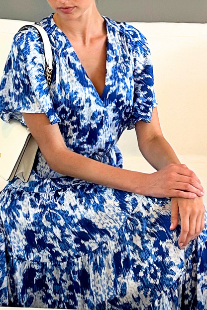 Serena Stencil Maxi Dress