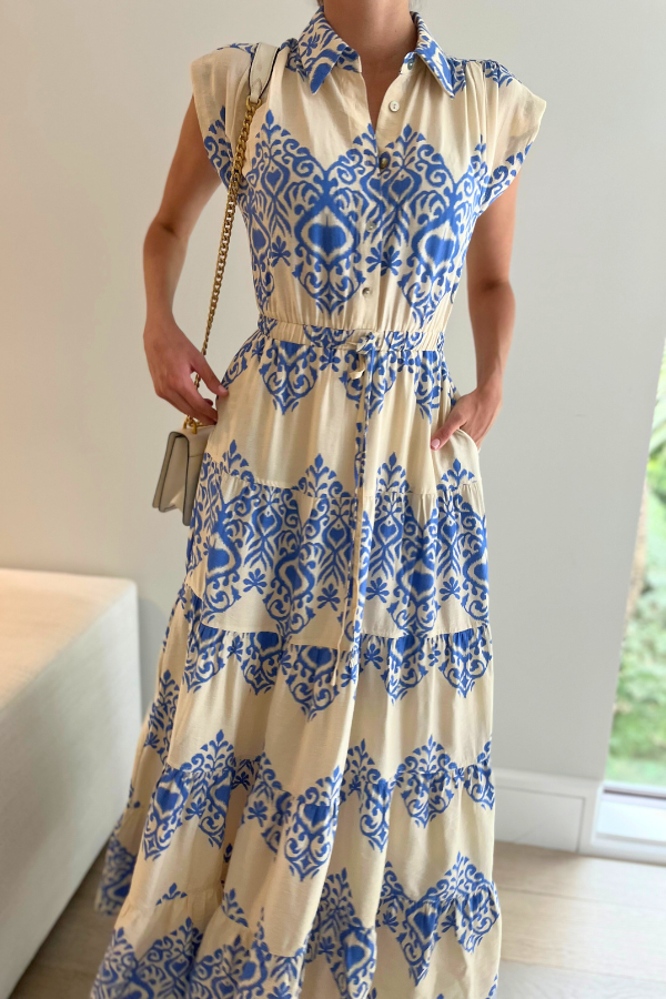 Tori Print Maxi Dress