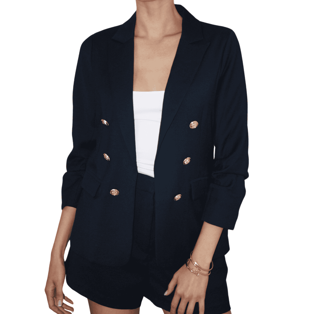 Veronica Gold Button Blazer pookie & sebastian