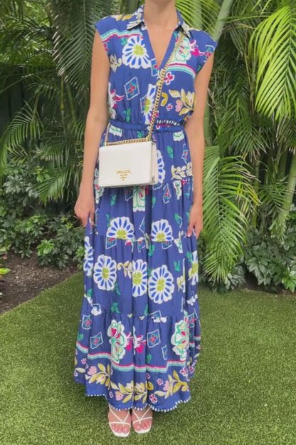 Rio Print Maxi Dress