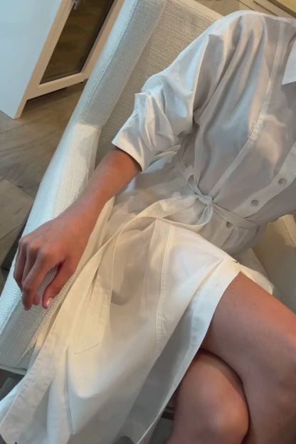 Classic Italian Shirt Dress