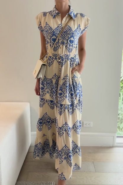Tori Print Maxi Dress